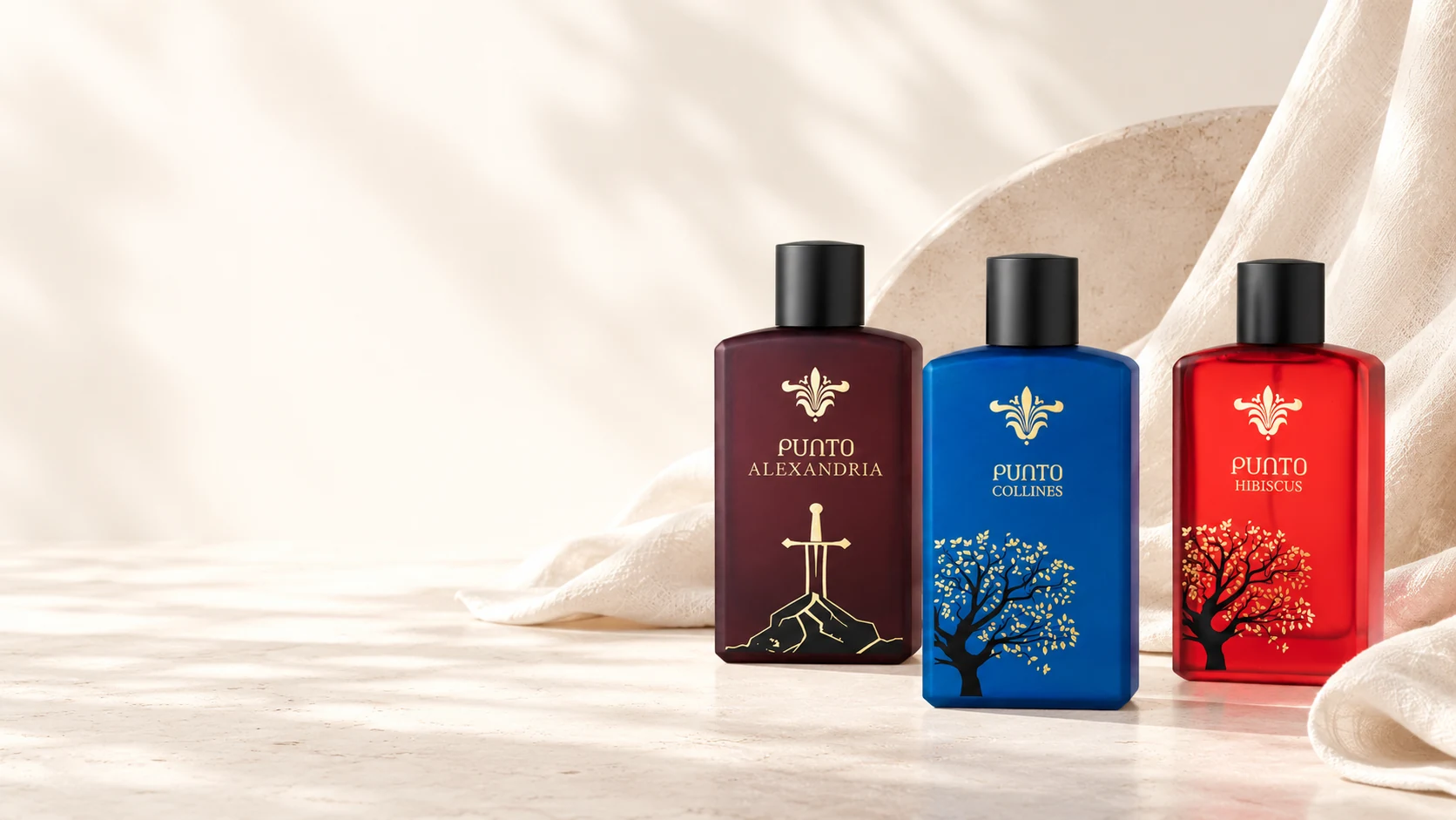 Punto Alexandria, Collines and Hibiscus perfumes